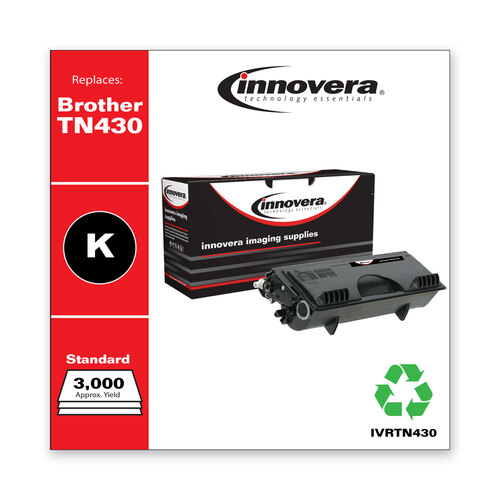 Remanufactured Black Toner, Replacement for TN430, 3,000 Page-Yield Remanufactured Black Toner, Replacement for TN430, 3,000 Page-Yield