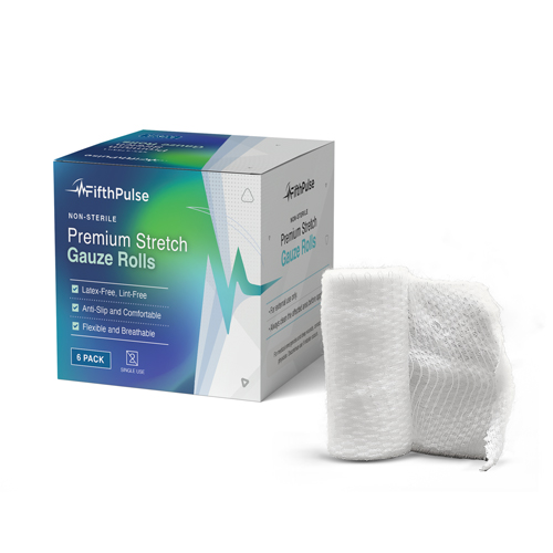 JEGFMN100529 - FifthPulse - FifthPulse Stretch Gauze Bandages, Latex & Lint Free, Individually Wrapped, 6/PK