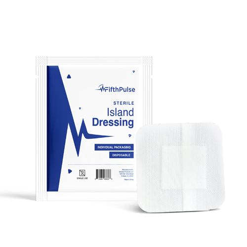 JEGFMN100532 - FifthPulse - FifthPulse Bordered Gauze-Island Dressing, Latex & Lint Free, Individually Wrapped, 20/PK