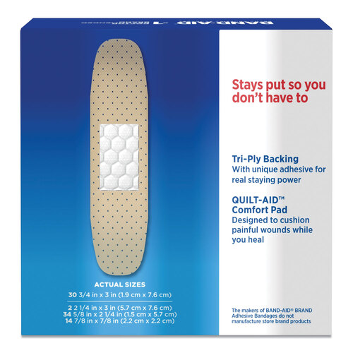 JOJ4669 - J.M. Smucker Co. - Tru-Stay Sheer Strips Adhesive Bandages, Assorted, 80/Box
