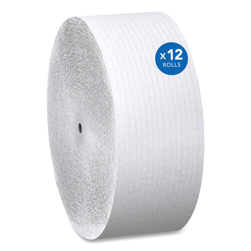 Essential Coreless JRT, Septic Safe, 1-Ply, White, 3.75 x 2,300 ft, 12 Rolls/Carton Essential Coreless JRT, Septic Safe, 1-Ply, White, 3.75 x 2,300 ft, 12 Rolls/Carton