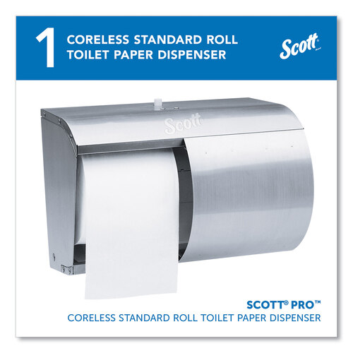Pro Coreless SRB Tissue Dispenser, 10.13 x 6.4 x 7, Stainless Steel Pro Coreless SRB Tissue Dispenser, 10.13 x 6.4 x 7, Stainless Steel