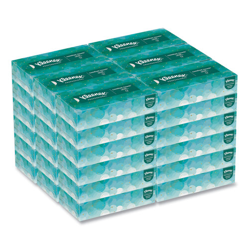 Kimberly-Clark Kleenex 21400 Lot de 36 boîtes de 100 mouchoirs pour le  visage Blanc 5,1 x 12,1 x 22,5 cm