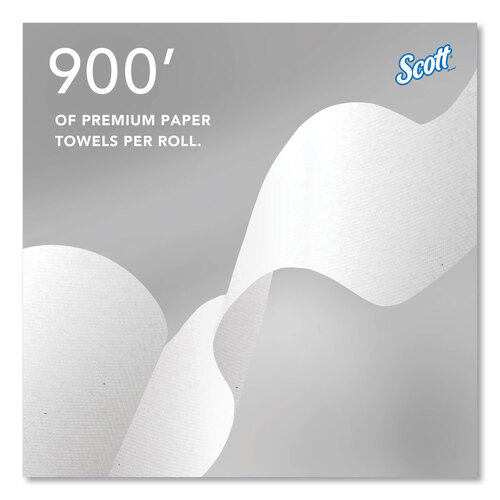 KCC43961 - Kimberly Clark Professional - Pro Hard Roll Paper Towels with Absorbency Pockets, for Scott Pro Dispenser, Green Core Only, 1-Ply, 7.5" x 900 ft,6 Rolls/CT