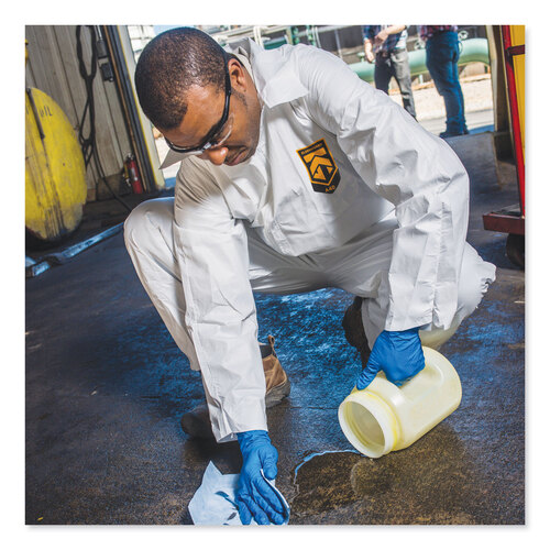 KCC44314 - Kimberly Clark Professional - A40 Coveralls, Elastic Wrists/Ankles, X-Large, White