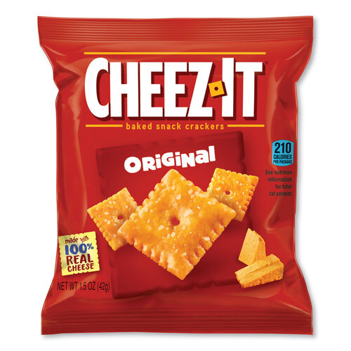 KEB12234 - Kellogg's - Cheez-It Crackers, Orginal, 1.5 oz, 8/Box