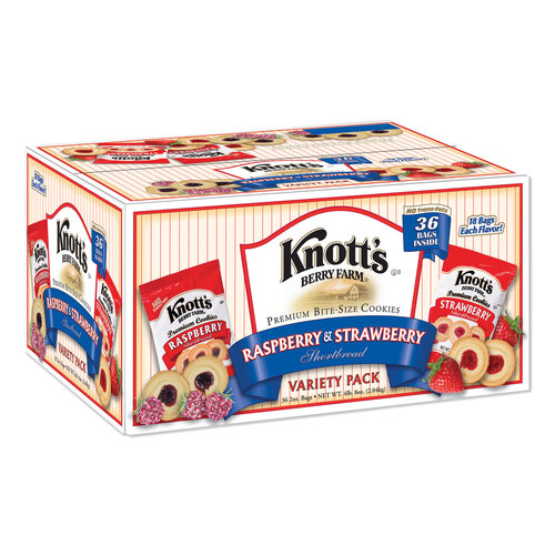 Knott's Berry Jam Shortbread Cookies 2 oz 36/Carton - Betty Mills