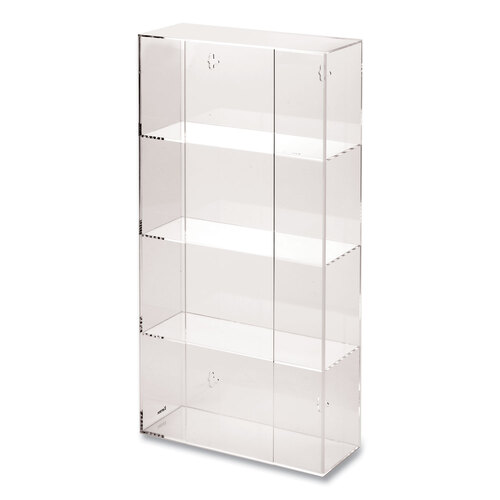 Quad Glove Dispenser, 10.5 x 4 x 21.25, Clear Quad Glove Dispenser, 10.5 x 4 x 21.25, Clear