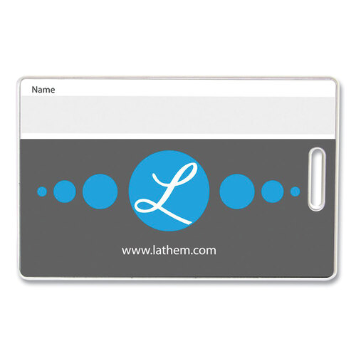 LTHRFBADGE - Lathem - Proximity RFID Badges, 15/Pack