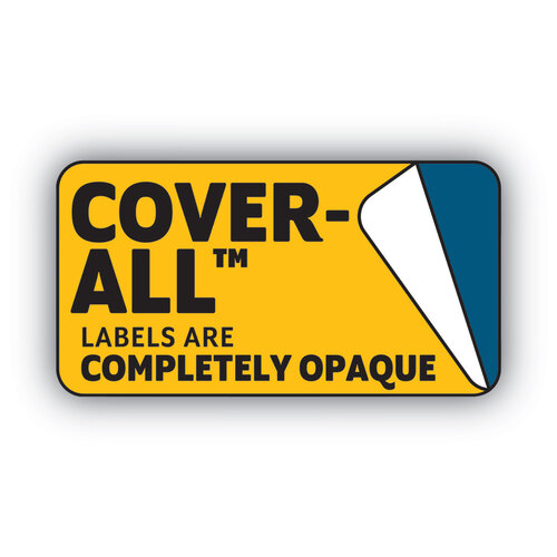 MACML0200 - Chartpak - Cover-All Opaque Laser/Inkjet Shipping Labels, Internet Format, 5.5 x 8.5, White, 2 Labels/Sheet, 100 Sheets/Box
