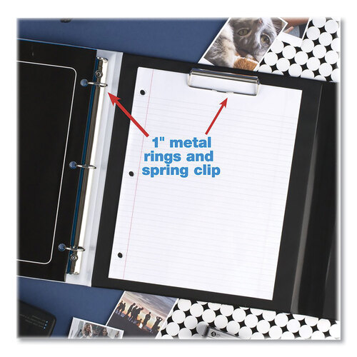 MEA260038CQ1ECM - Mead - Trapper Keeper 3-Ring Pocket Binder, 1&quot; Capacity, 11.25 x 12.19, Shapes