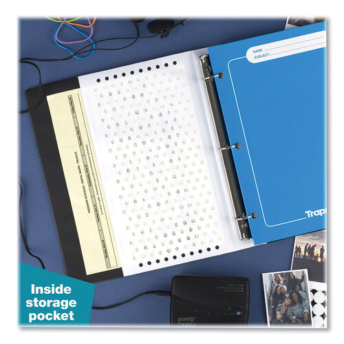 MEA260038CQ1ECM - Mead - Trapper Keeper 3-Ring Pocket Binder, 1&quot; Capacity, 11.25 x 12.19, Shapes