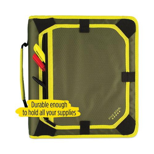 MEA29052 - Mead - Zipper Binder and Expansion Panel, 3 Rings, 2&quot; Capacity, 11 x 8.5, Assorted