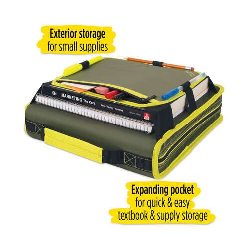 MEA29052 - Mead - Zipper Binder and Expansion Panel, 3 Rings, 2&quot; Capacity, 11 x 8.5, Assorted