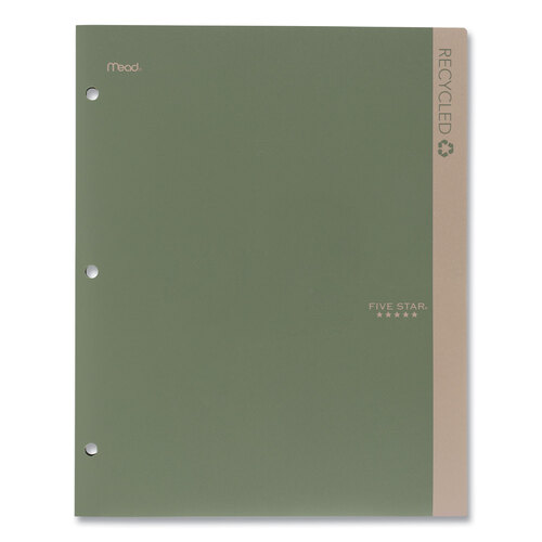 MEA330027 - Mead - Recycled Plastic Two-Pocket Folder, 11&quot; x 8.5&quot;, Randomly Assorted