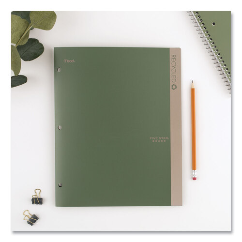 MEA330027 - Mead - Recycled Plastic Two-Pocket Folder, 11&quot; x 8.5&quot;, Randomly Assorted