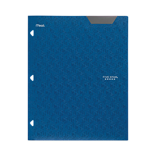 Five Star® Two-Pocket Stay-Put Plastic Folder - Mead 38049 PK