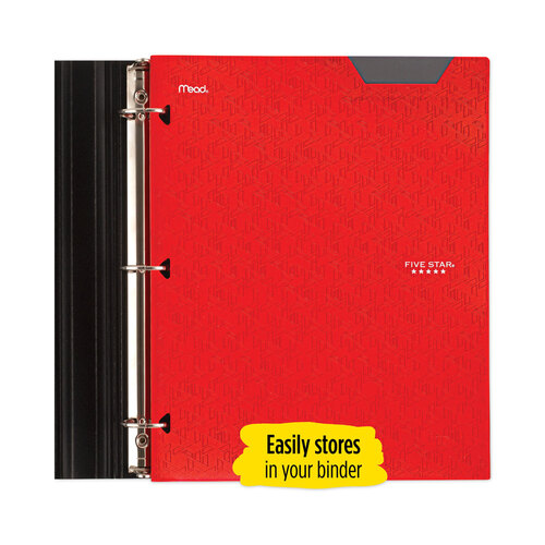 Five Star® Two-Pocket Stay-Put Plastic Folder - Mead 38049 PK