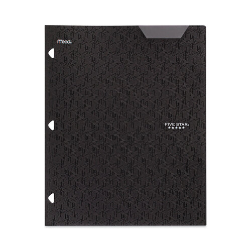 Five Star® Two-Pocket Stay-Put Plastic Folder - Mead 38049 PK