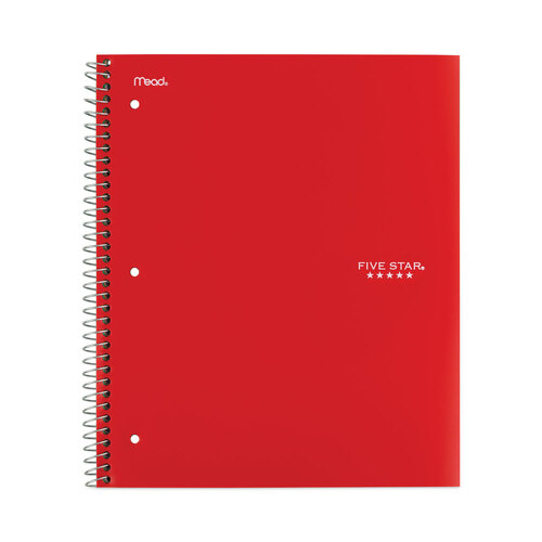 MEA38052 - Mead - Wirebound Notebook, 1-Subject, Medium/College Rule, Randomly Assorted Cover Color, (100) 11 x 8.5 Sheets, 6/Pack