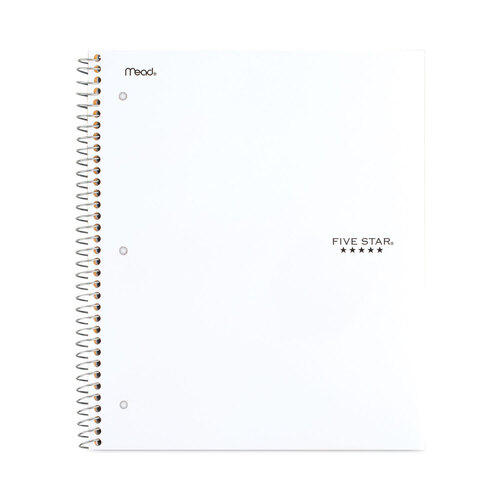 MEA38052 - Mead - Wirebound Notebook, 1-Subject, Medium/College Rule, Randomly Assorted Cover Color, (100) 11 x 8.5 Sheets, 6/Pack