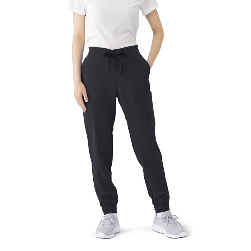 MED2544BLKMT - Medline - Medline Ave Modern Boot Cut Women's Scrub Pant with 7 Pockets