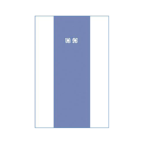 MED48545CS - Medline - Nonsterile Fem/Angio Drapes, 40 EA/CS