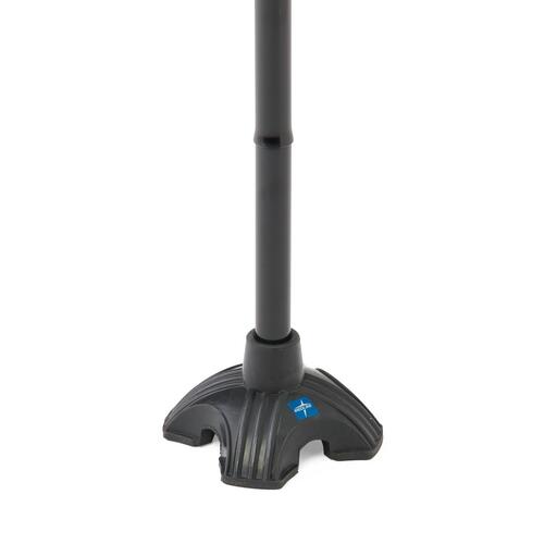 MED4UCANE - Medline - Medline 4U 4-Point Offset Folding Hybrid Cane, Black