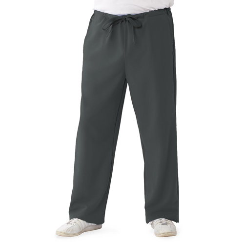 MED5900CHR4XLP - Medline - Medline Newport Ave Unisex Stretch Fabric Scrub Pants with Drawstring, Black, 4XL