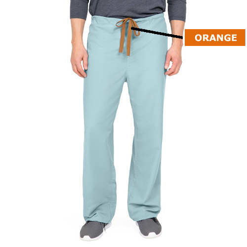 MED800NTZS-CA - Medline - Medline PerforMAX Unisex Reversible Scrub Pants with Front Drawstring, Green, Small