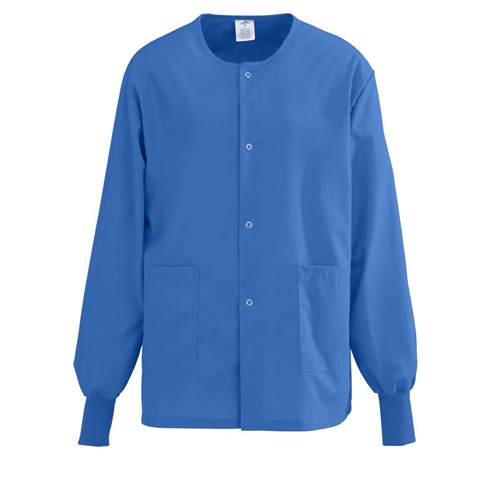 MED829JRL4XL - Medline - Medline PerforMAX Unisex Snap-Front Warm-Up Jacket