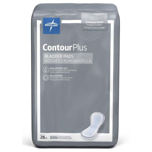 Capri ContourPlus Bladder Control Pads, 5.5 X 10.5, 336 EA/CS