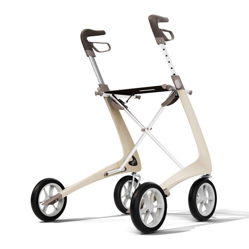 MEDBYA100MDW - Medline - byACRE Carbon Ultralight Regular Rollator, 16.5" Seat Width, White