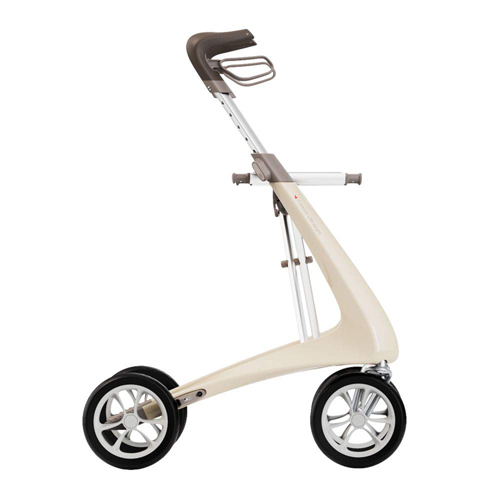 MEDBYA100MDW - Medline - byACRE Carbon Ultralight Regular Rollator, 16.5" Seat Width, White
