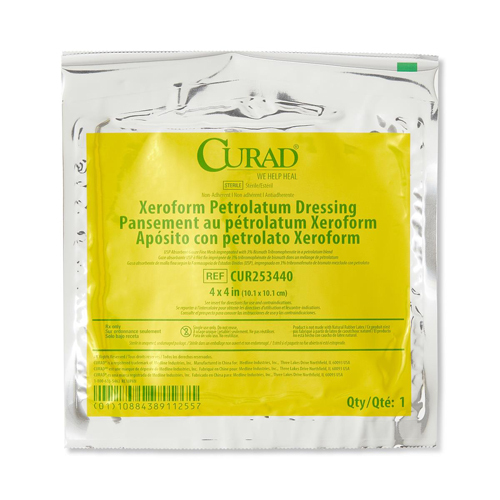 MEDCUR253440H - Medline - Medline CURAD Xeroform Sterile Nonadherent Gauze Dressing, 1 Each