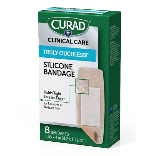 MEDCUR5003V1 - Curad - Curad Silicone Flexible Fabric Bandages, Tan, 24 BX /CS