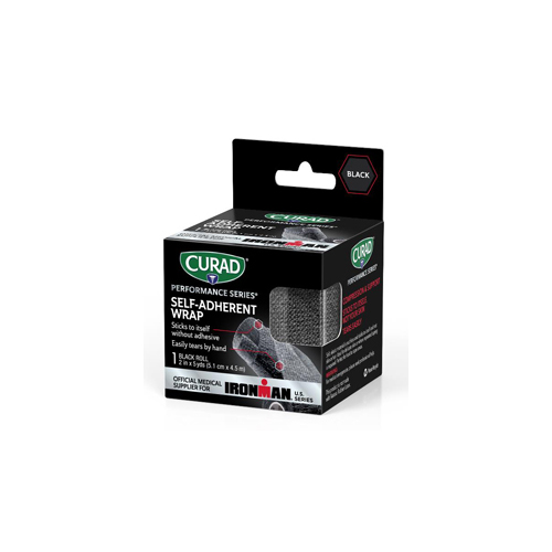 MEDCURIM5053 - Curad - Curad Performance Series IRONMAN Self-Adherent Wraps, Black, 2", 24 EA/CS