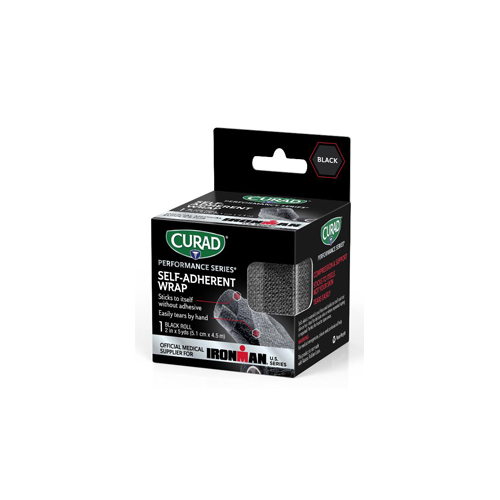 MEDCURIM5053H - Curad - Curad CURAD Performance Series IRONMAN Self-Adherent Wrap, Black, 2", 1/EA
