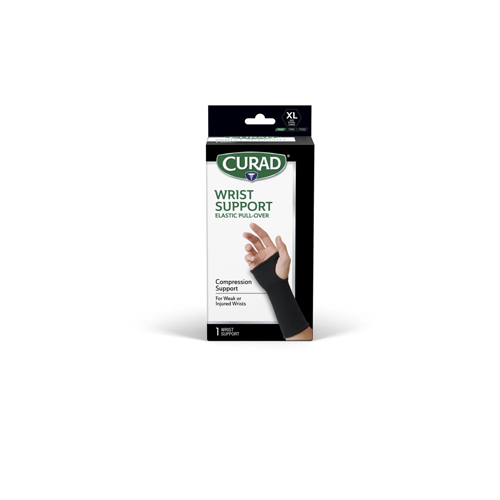 MEDCURORT196X - Curad - CURAD Elastic Pull-Over Wrist Support, Size XL, 4 Supports/Case, Retail Packaging, 4 EA/CS