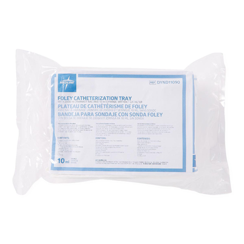 Add-A-Cath 2-Layer Foley Catheter Tray with Drain Bag, 10 Each per Case ...