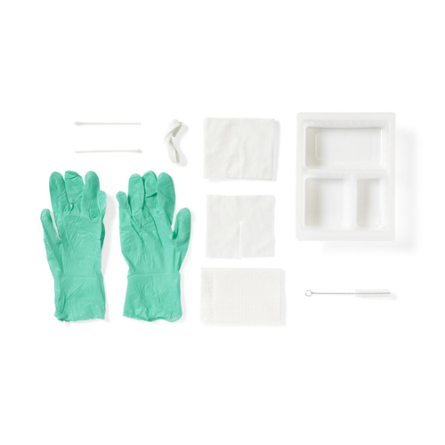 Tracheostomy Basic Trays with Pipe Cleaners by Medline