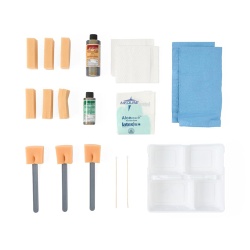 MEDDYND70672 - Medline - Skin Scrub Tray, Wet, Standard, 20 EA/CS