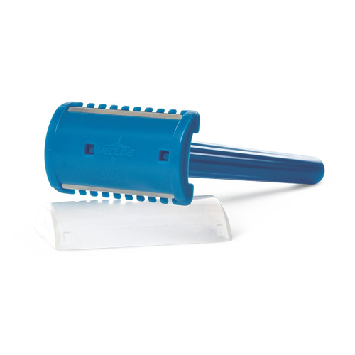 MEDDYND70837H - Medline - Medline Double-Sided Shave Prep Razor, Blue