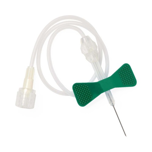 MEDDYNDTNBC21GL - Medline - Medline Blood Collection Set with 12" Tubing, No Luer Adapter, 21G x 0.75", 200/CS