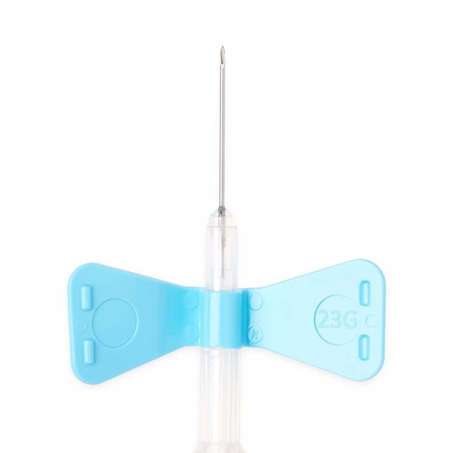 MEDDYNDTNBC23GL - Medline - Medline Blood Collection Set with 12" Tubing, No Luer Adapter, 23G x 0.75", 200/CS