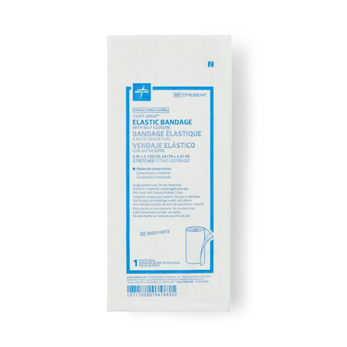 MEDDYNJ05147H - Medline - Medline Sterile Swift-Wrap Elastic Bandage with Self-Closure, 6" x 5 yd., 1/EA