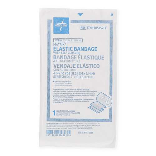 MEDDYNJ05157LF - Medline - Sterile Matrix Wrap Elastic Bandage with Self-Closure, 6" x 10 yd., 20 EA/CS