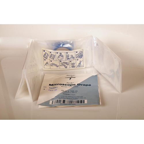 MEDDYNJE5010 - Medline - Zeiss OPMI Microscope Drape, Sterile, 20" x 64", 20 EA/CS
