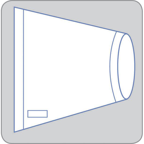 MEDDYNJE64848S - Medline - Sterile Rectangular Bag with Elastic Band, 48" x 48", 25 EA/CS