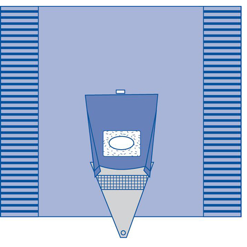 MEDDYNJP10001H - Medline - Medline Sterile Craniotomy Surgical Drape with Pouch, 1/EA